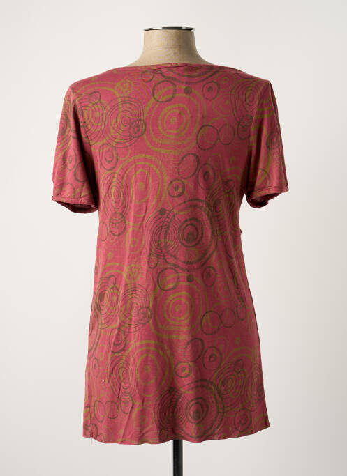 Tunică mâneci scurte roz WOMN femeie