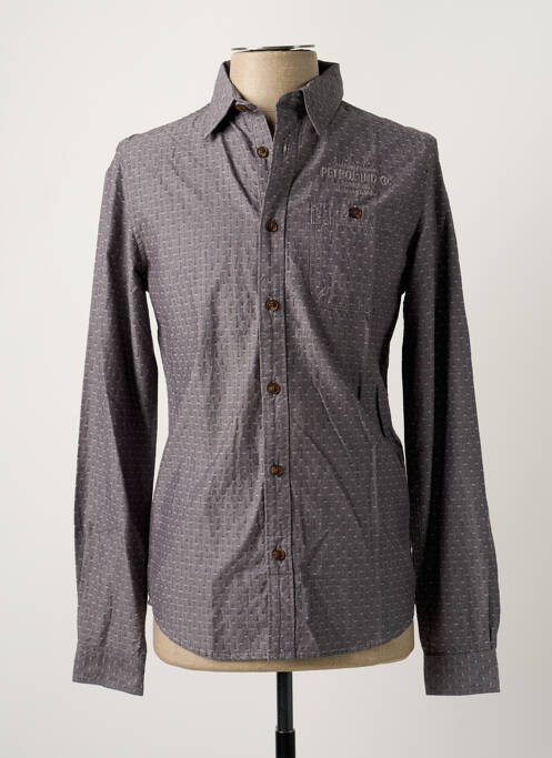 Cămașă cu mâneci lungi gri PETROL INDUSTRIES bărbat