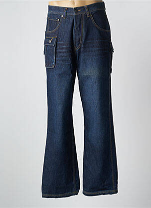 Blugi cu croială largă albastru TWO ANGLE bărbat