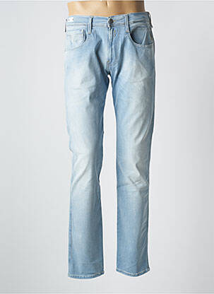 Blugi cu croială slim albastru REPLAY bărbat