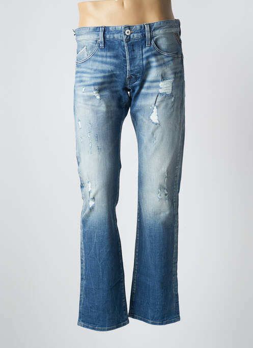 Blugi cu croială dreaptă albastru REPLAY bărbat