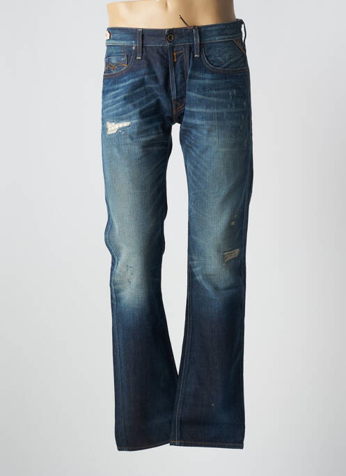 Blugi cu croială dreaptă albastru REPLAY bărbat
