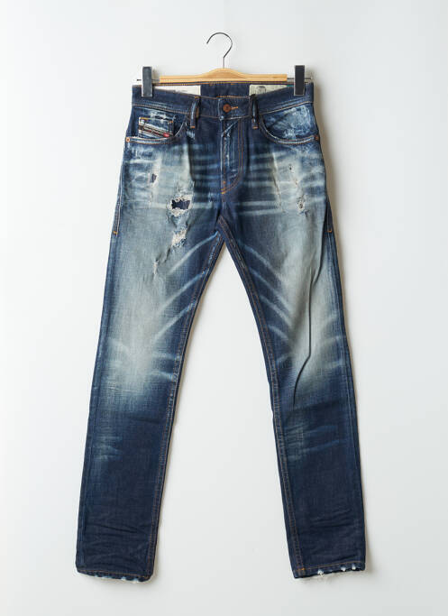 Blugi cu croială slim albastru DIESEL bărbat