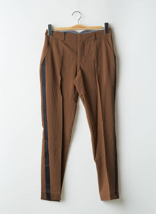 Pantalon drept maro LEON & HARPER femeie