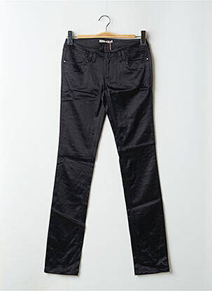 Pantalon slim talie joasă talie joasă negru ICHI femeie