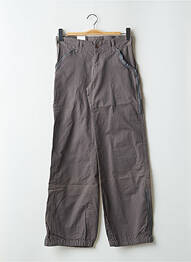 Pantalon drept talie cu cleme talie joasă gri LEVIS femme