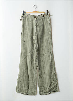 Pantalon evazat talie joasă talie joasă verde LOIS femeie