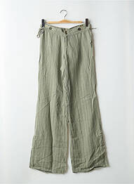 Pantalon evazat talie joasă talie joasă verde LOIS femeie