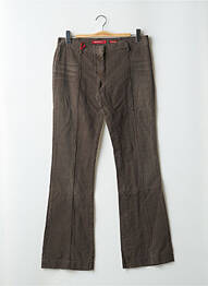 Blugi bootcut elasticitate talie joasă maro MISS SIXTY femeie