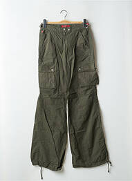 Pantalon cargo croială dreaptă talie joasă verde MISS SIXTY femeie