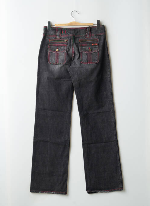 Blugi cu croială dreaptă negru MAGGIE femeie