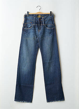 Blugi bootcut elasticitate talie joasă albastru RWD femeie