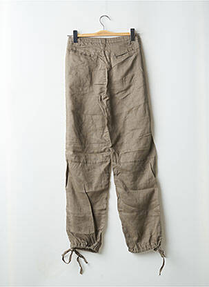 Pantalon drept țesătură crep mărime normală maro RWD femeie