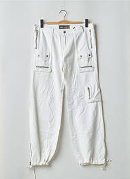 Pantalon cargo țesătură poplin talie joasă bej RWD femeie