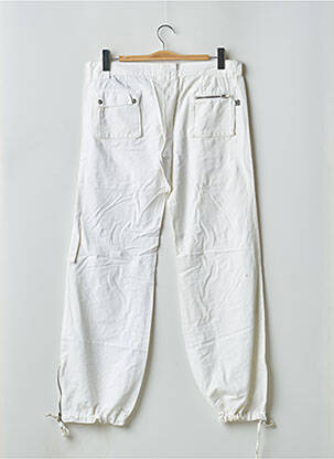 Pantalon cargo țesătură poplin talie joasă bej RWD femeie