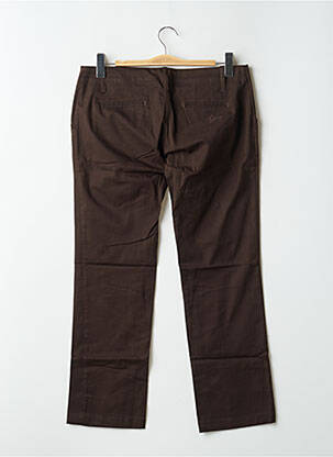 Pantalon chino talie joasă talie joasă maro SPIRIT OF GANG femeie