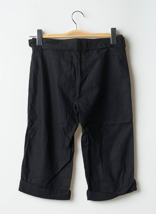 Pantalon trei sferturi croială dreaptă negru ONLY femme