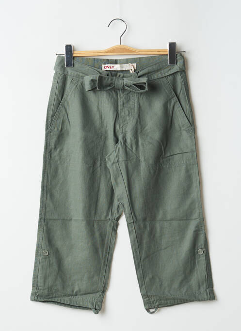 Pantalon trei sferturi verde ONLY femeie