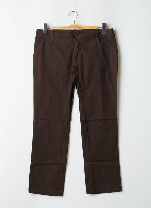 Pantalon chino maro SPIRIT OF GANG femeie