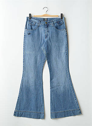 Blugi cu croială evazată albastru BE YOU K femeie