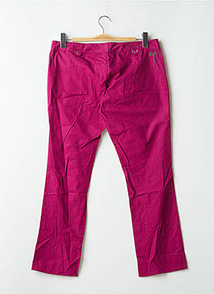 Pantalon drept țesătură poplin talie joasă roz BE YOU K femeie