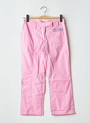 Pantalon 7/8 țesătură poplin mărime normală roz BE YOU K femeie