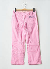 Pantalon 7/8 țesătură poplin mărime normală roz BE YOU K femme
