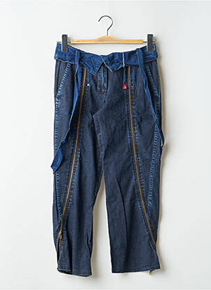 Pantalon trei sferturi albastru BE YOU K femeie