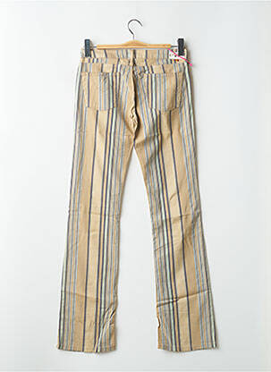 Pantalon drept elasticitate talie joasă bej CIMARRON femeie