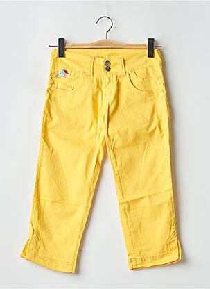 Pantalon trei sferturi galben CIMARRON femeie