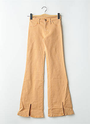 Blugi cu croială evazată bej CIMARRON femeie