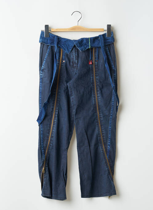 Pantalon trei sferturi albastru BE YOU K femeie