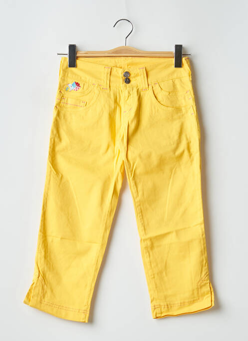 Pantalon trei sferturi galben CIMARRON femeie