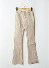 Pantalon evazat elasticitate talie joasă bej SCHOOL RAG femeie