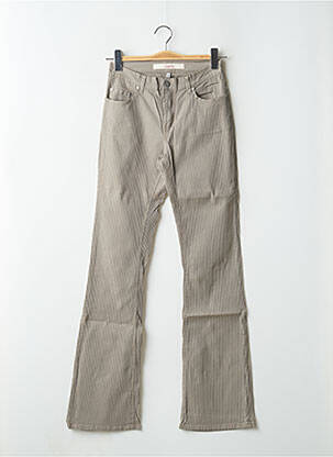 Pantalon evazat elasticitate talie joasă gri SCHOOL RAG femeie