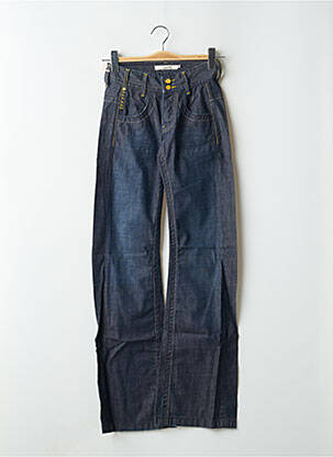 Blugi cu croială evazată albastru SCHOOL RAG femeie