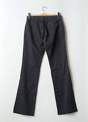 Pantalon drept țesătură poplin talie înaltă negru SCHOOL RAG femeie