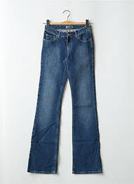 Blugi bootcut elasticitate talie joasă albastru TEDDY SMITH femeie