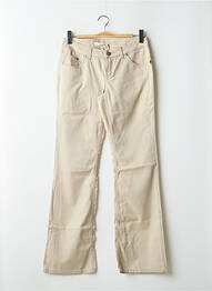 Blugi bootcut buzunare talie joasă bej SCHOOL RAG femme