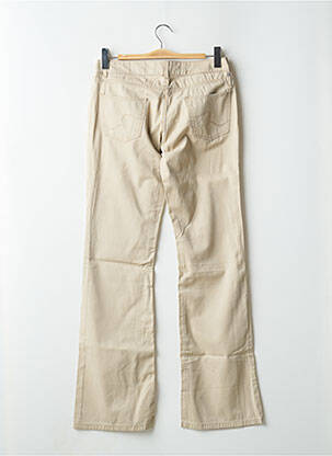 Blugi bootcut buzunare talie joasă bej SCHOOL RAG femeie