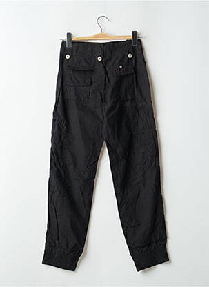 Pantalon drept țesătură poplin talie joasă negru SCHOOL RAG femeie