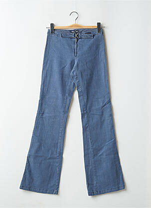 Blugi bootcut elasticitate talie joasă albastru SCHOOL RAG femeie