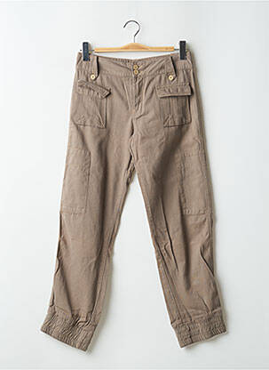 Pantalon cargo buzunare talie joasă verde SCHOOL RAG femeie