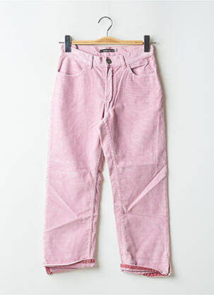 Pantalon 7/8 elasticitate talie joasă roz SCHOOL RAG femeie