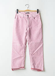 Pantalon 7/8 elasticitate talie joasă roz SCHOOL RAG femme
