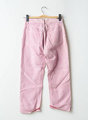 Pantalon 7/8 elasticitate talie joasă roz SCHOOL RAG femeie