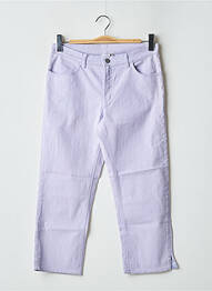 Pantalon trei sferturi talie joasă talie joasă violet SCHOOL RAG femme