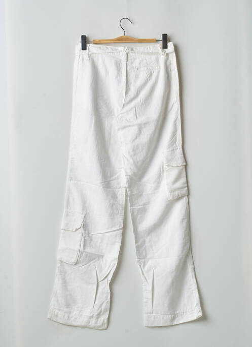 Pantalon drept alb SCHOOL RAG femeie