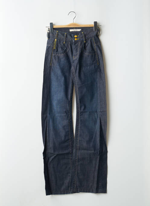 Blugi cu croială evazată albastru SCHOOL RAG femeie