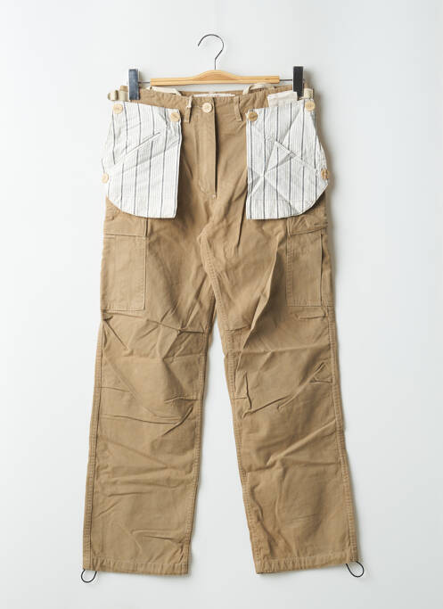 Pantalon drept țesătură poplin mărime normală bej SCHOOL RAG femme